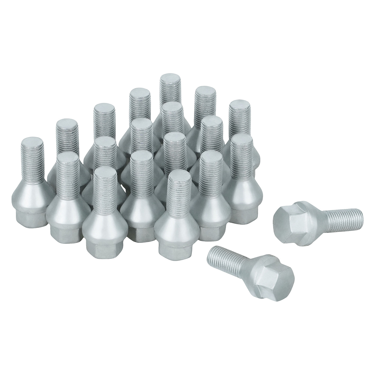 Болт колесный M12x1,25x22x47, конус, ключ 17, дакромет, 20 шт для а/м Лада/Fiat