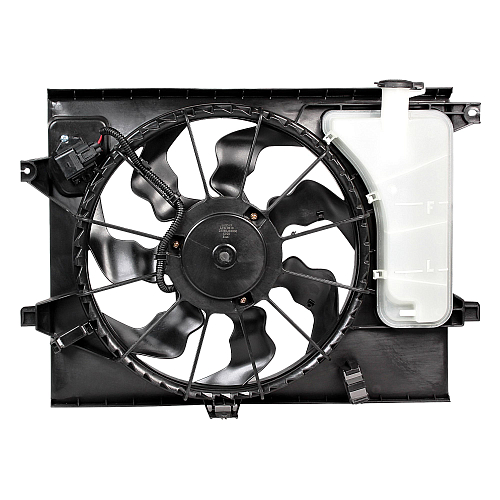 Электровентилятор охлаждения для автомобилей KIA Soul II (14-) 1.6i/2.0i (с кожухом)