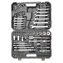Набор инструментов универсальный 76пр. (головки 1/2", 1/4") кейс
