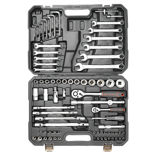 Набор инструментов универсальный 76пр. (головки 1/2", 1/4") кейс