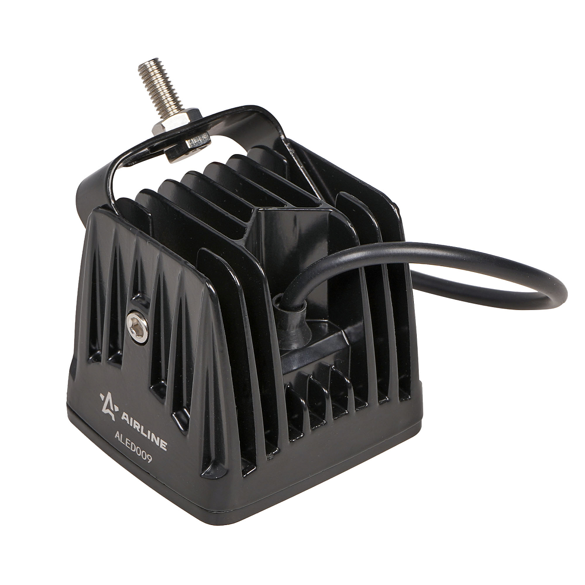 Фара светодиодная квадратная, 6LED, дальний свет, 18Вт, 82х75х75мм, 12/24В, PLUS