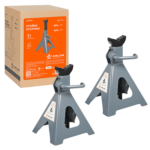 Стойка опорная 6т 400-620мм, зубчатый механизм, 2 шт.