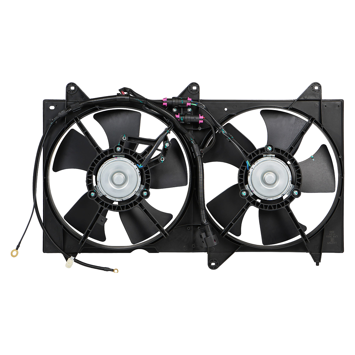 Электровентилятор охлаждения для автомобилей Chery Fora (A21) (06-) (2 вентилятора) (с кожухом)