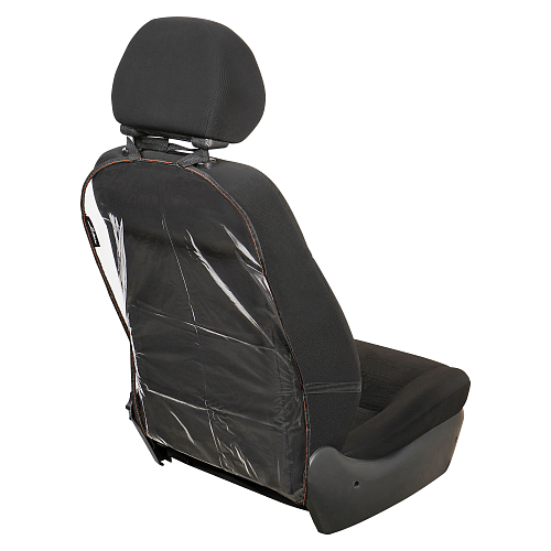 Накидка защитная на спинку переднего сиденья (65*50 см), ПВХ, прозрачная