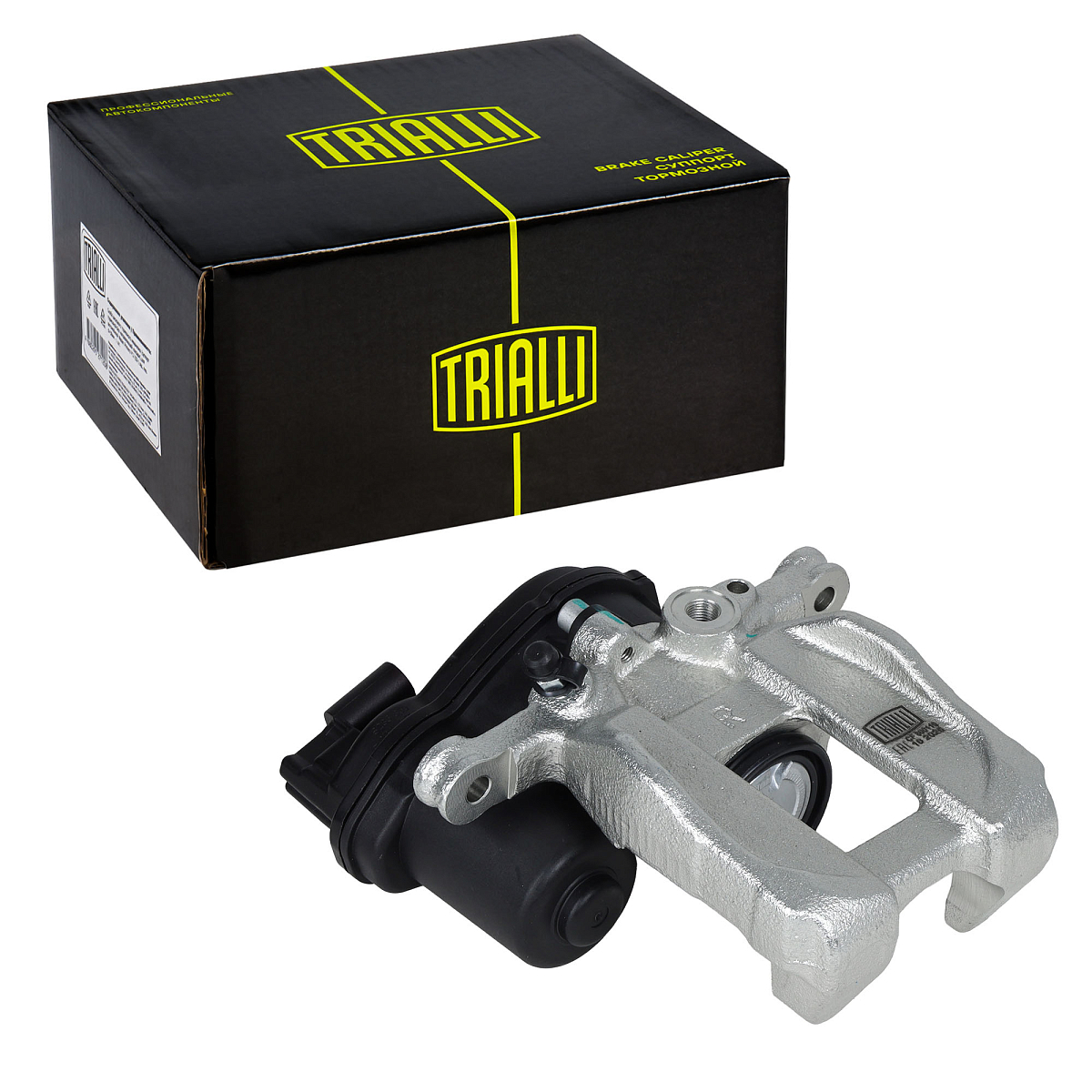 Суппорт тормозной для автомобилей JAC JS6 (22-) задний правый d=38мм (автомобиль с электродвигателем стояночного тормоза)