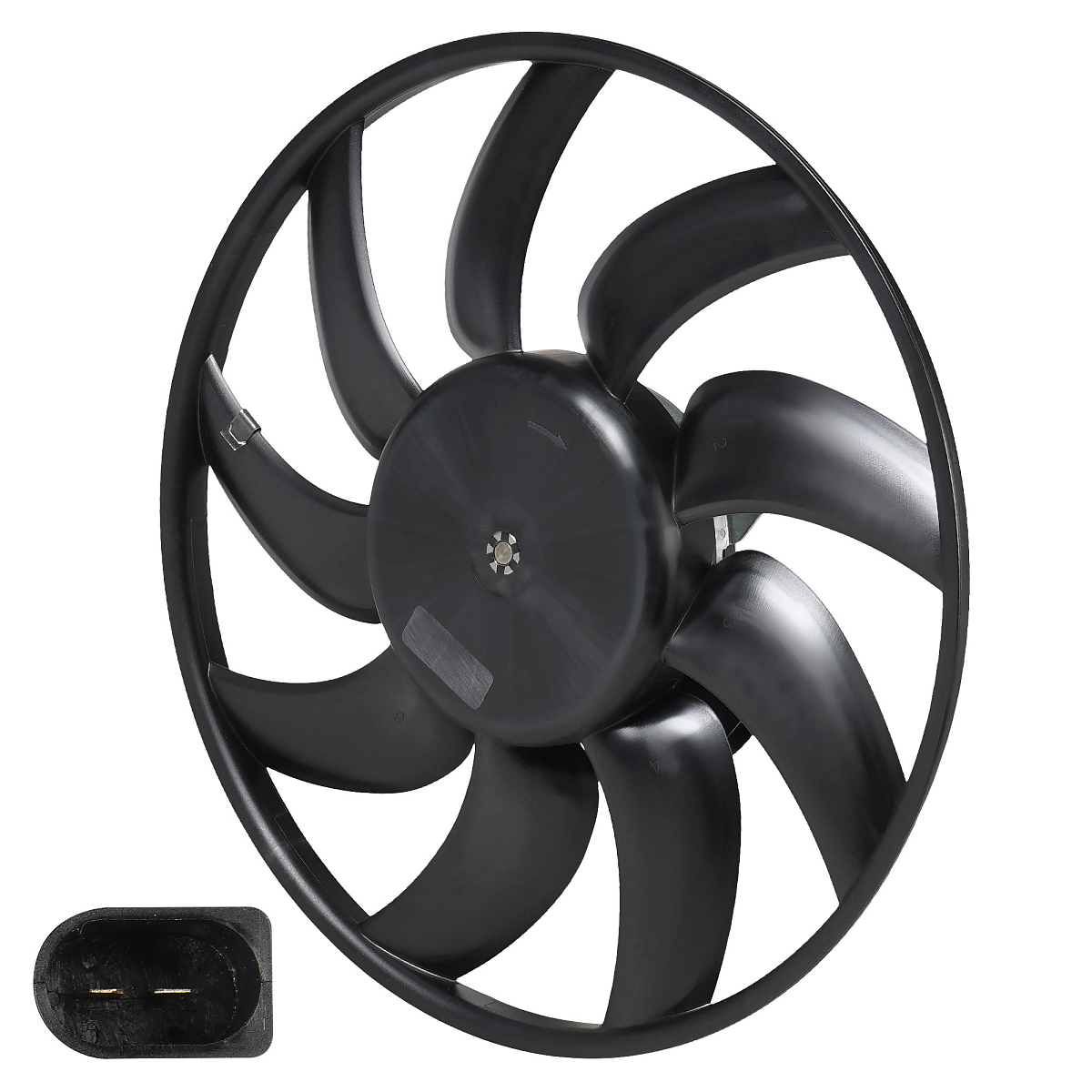 Электровентилятор кондиционера для автомобилей Audi A4 (07-)/A6 (11-)/Q5 (08-) (без кожуха)