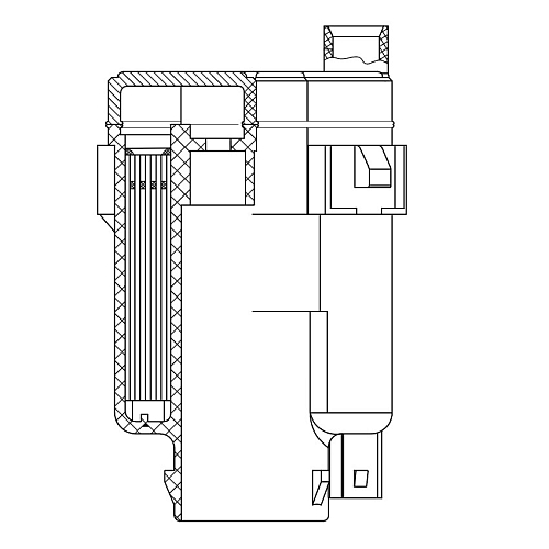 Фильтр топливный тонкой очистки для автомобилей Hyundai Matrix (01-) 1.6i/1.8i/Getz (02-) 1.6i