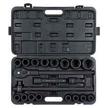 Набор головок ударных 3/4"DR L=56мм, 20пр. (19-50мм) пласт.кейс