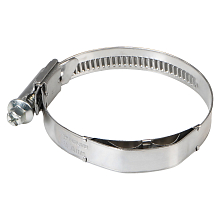 Хомут червячный 50-70/12мм с пружинной вставкой, W2 (нерж.)