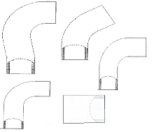 Патрубки охлаждения для автомобилей ГАЗ 3302 ГАЗель (406) (силикон, кмпл., 5шт.)