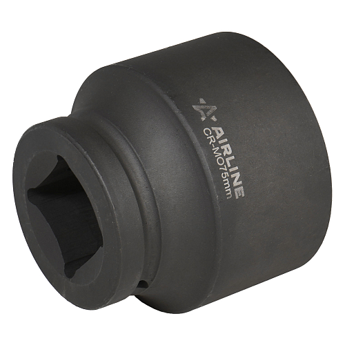 Головка ударная торцевая 1-1/2"DR шестигранная 75мм, L=100мм