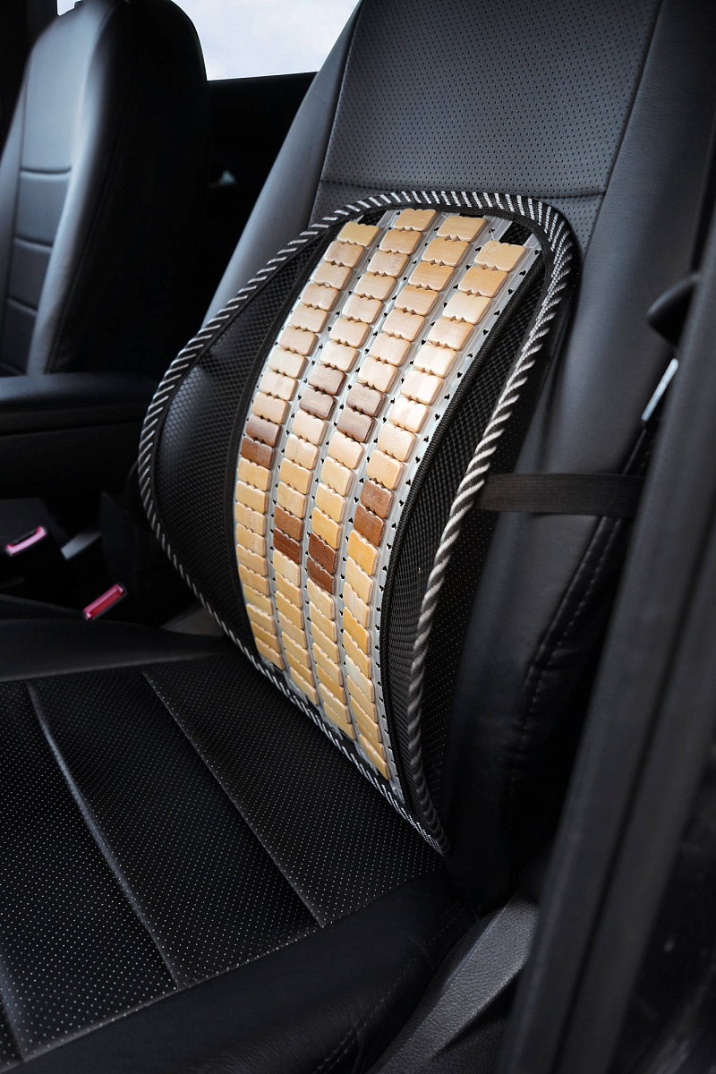 Поддержка спины анатомическая с деревянными вставками