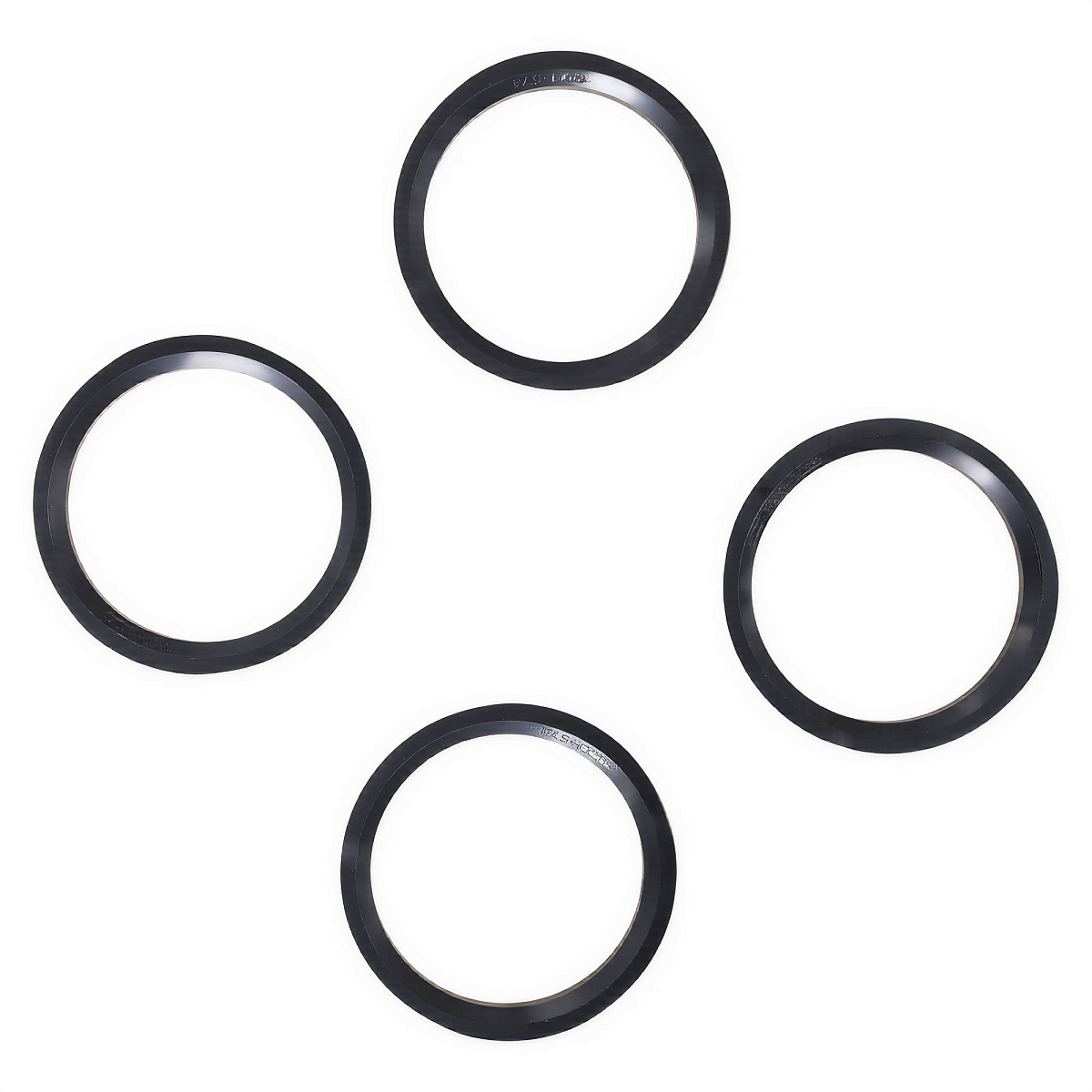 Кольцо центровочное для литого диска 66.6-57.1мм, комплект 4 шт., пластик