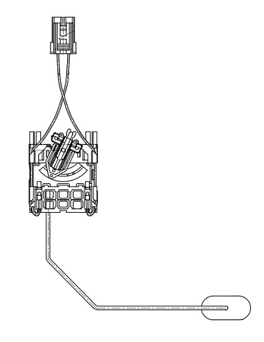 Датчик уровня топлива для автомобилей Chevrolet Aveo T300 (11-) 1.6i/Cobalt (13-) 1.5i