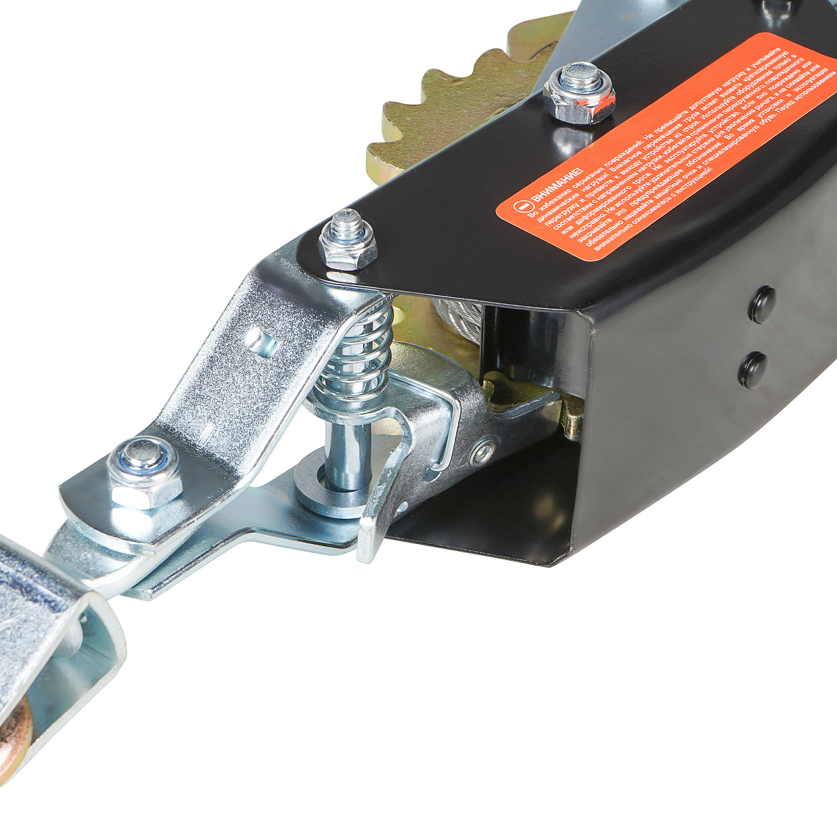 Лебедка ручная рычажная с двойным храповым механизмом 2 т, 2,2 м