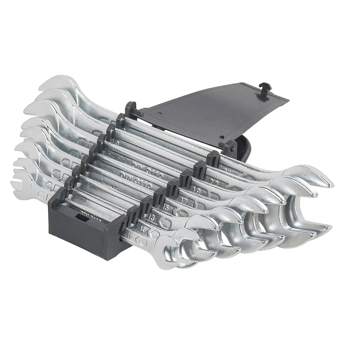 Набор ключей рожковых 8пр. (8х10-22х24мм) холдер