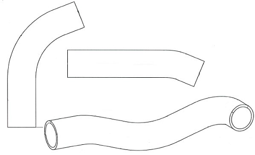 Патрубки охл. для а/м ГАЗель Next (22-)/ГАЗель NN (22-) 2.5D [G] (EPDM, кмпл., 3 шт.)