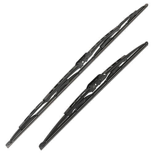 Щетки стеклооч комплект (2 штуки) 650/430мм (26"/17") каркасные с креплением "Крючок 9х3, 9х4 мм" (AWBJ014) МП-серия