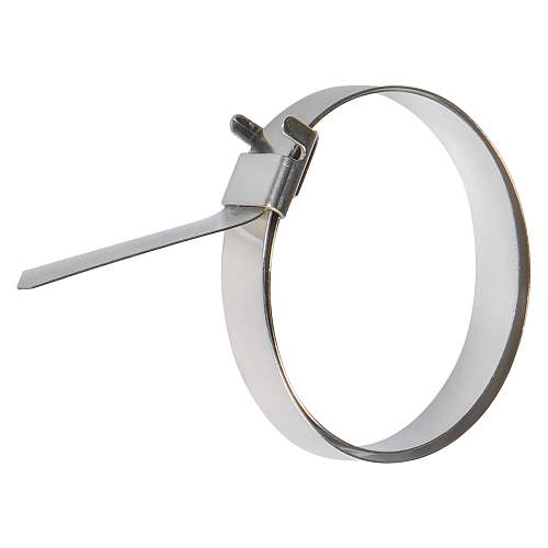 Хомут ленточный L350/6,4мм для пыльника ШРУСа, зажим, W4(304 нерж.)