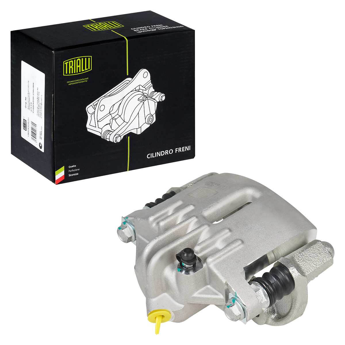 Суппорт тормозной для автомобилей Лада 1111 передний правый d=45мм (в сборе со скобой)