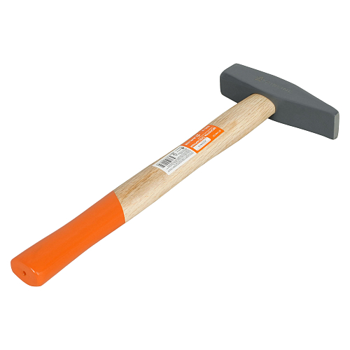 Молоток слесарный с деревянной рукояткой 500гр