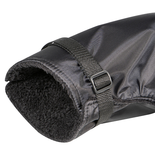 Муфты-варежки (рукавицы) на руль мото-электротехники, велосипеда, самоката, черные