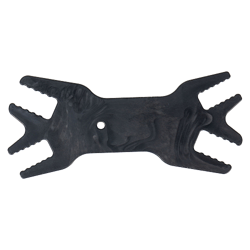 Ключ универсальный для демонтажа хомутов с зубчатым замком, пластик, черный