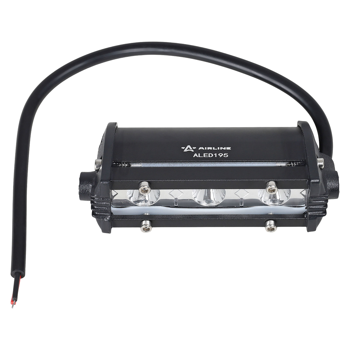 Фара (балка) светодиодная однорядная, 3LED, дальний свет, 4.5Вт, 108x30x47мм, 12/24В МП-серия