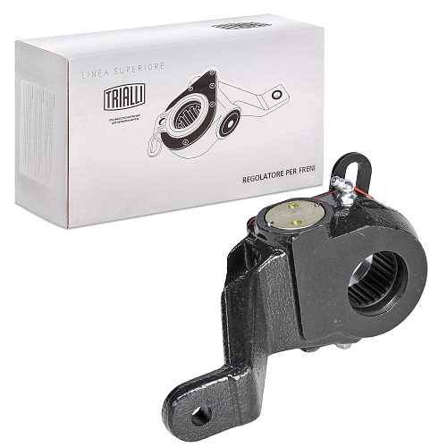 Рычаг тормоза регулировочный автоматический (трещотка) для автомобилей МАЗ средний правый / задний левый (эвольвентный, узкий шлиц)