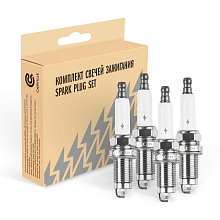 Комплект свечей зажигания для автомобилей VAG Fabia II (07-)/Fabia I (01-) 1.2i (4шт)