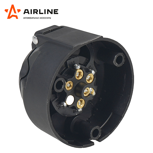 Розетка фаркопа 12В 7 контактов пластик "ЛАЙТ"