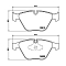 Колодки тормозные дисковые передние для автомобилей BMW 3 (E90/91/92/93) (05-) / X1 (E84) (09-) (в комплекте с датчиком)