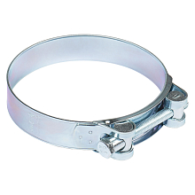 Хомут силовой 104-112/24мм, шарнирный, W1(оцинк.)