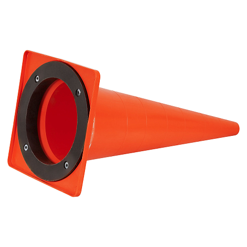 Конус дорожный 750мм, без световозвр.полос с утяжелителем, оранжевый