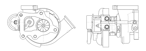 Турбокомпрессор для а/м ГАЗель-Бизнес/ГАЗель Next Cummins ISF2.8 E-4 (тип HE200WG)