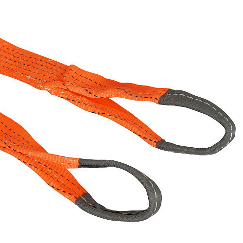 Трос VIP буксировочный усиленный (лента) 7 т, 5 м, 2 металл. шакла, с мешком МП-серия