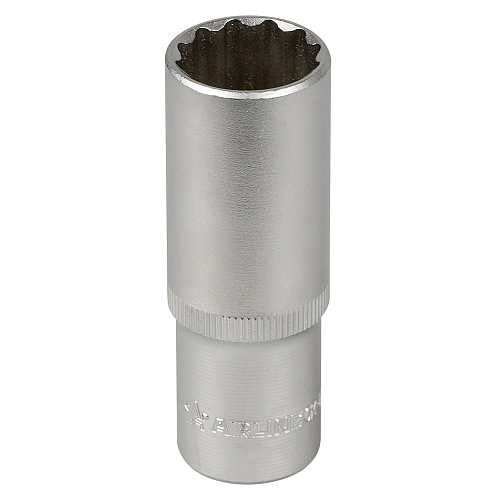 Головка торцевая 1/2"DR двенадцатигранная 21мм, L=78мм пласт.подвес