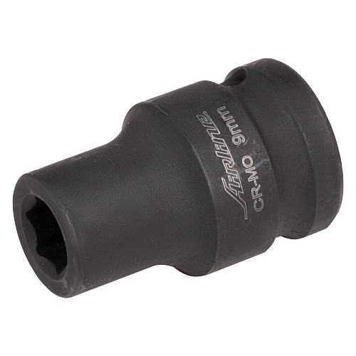 Головка ударная торцевая 1/2"DR шестигранная 9мм, L=38мм