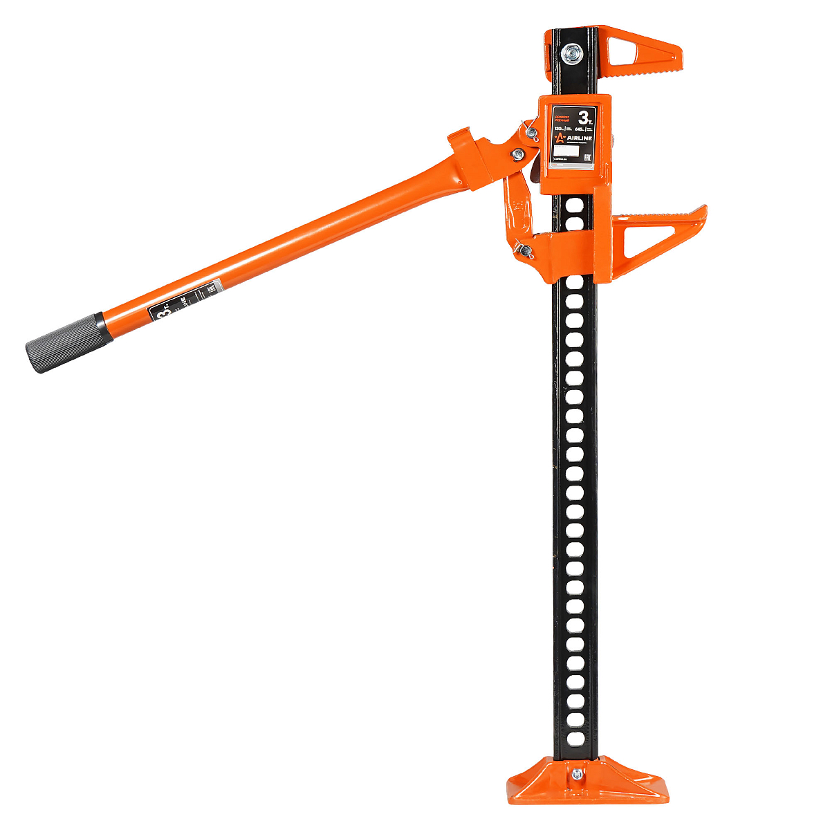 Домкрат реечный 33" 3т 130-645мм PRO усил. мех МП-серия