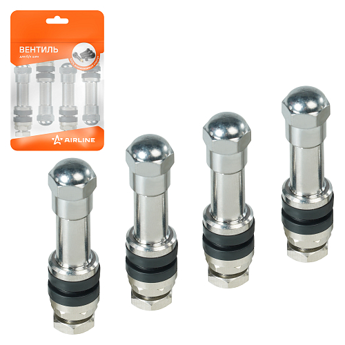 Вентиль для б/к шин VS-6, латунь, 4 шт.