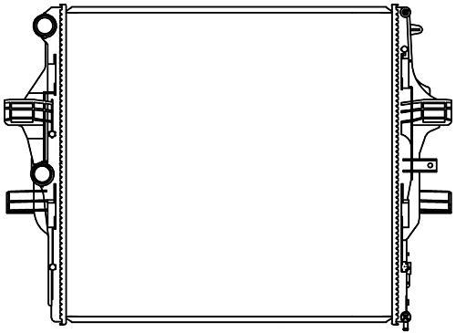 Радиатор охлаждения для автомобилей Iveco Daily V (11-)/Daily VI (14-) (35C,S/40C/50C/65C/70C) M/A