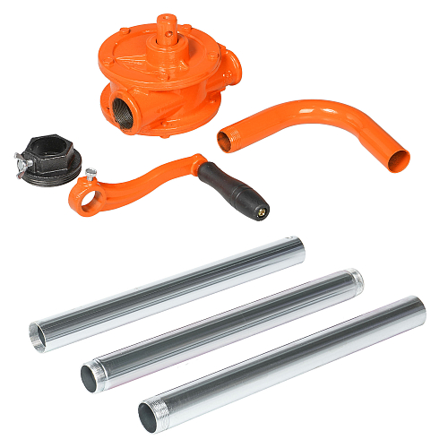 Насос перекачки топлива/масла из бочки ручной роторный