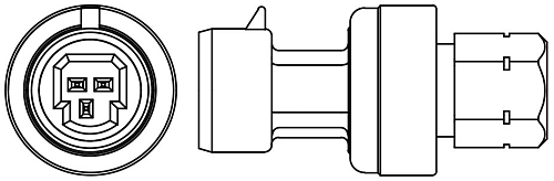 Датчик давления хладагента для автомобилей Лада 2190 "Гранта" (15-)/Vesta (15-)