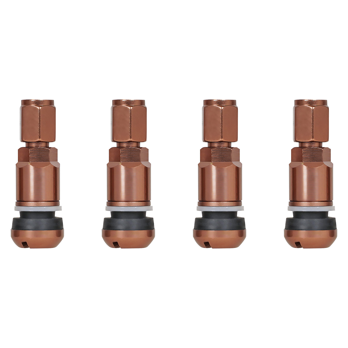 Вентиль для б/к шин MS525BR, бронзовый, алюминий, 4 шт