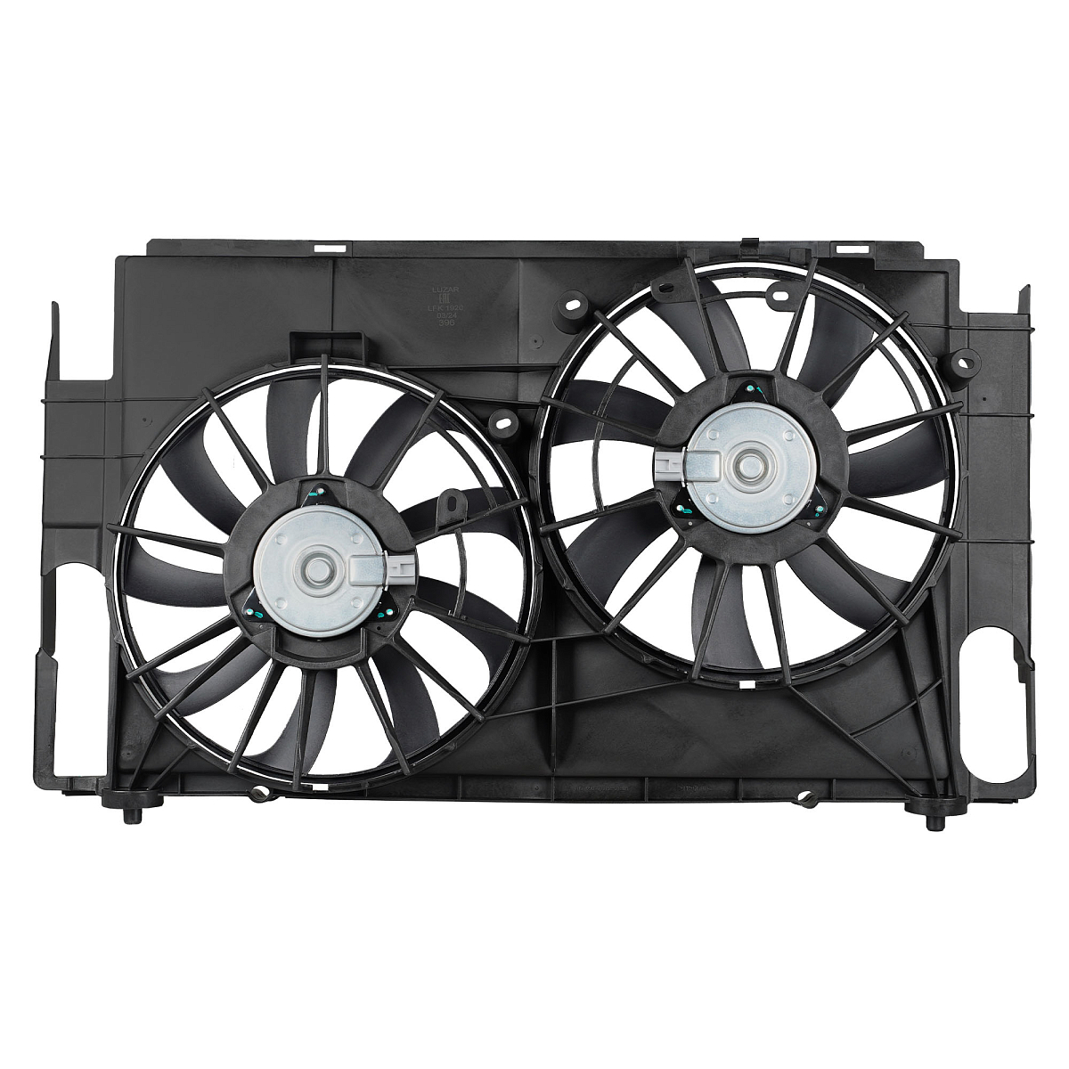 Электровентилятор охлаждения для автомобилей Toyota RAV4 (13-) 2.0i (2 вент.) (с кожухом)