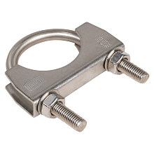 Хомут глушителя U-образный D=54 мм (стремянка) (нержавеющая сталь 304 SS)