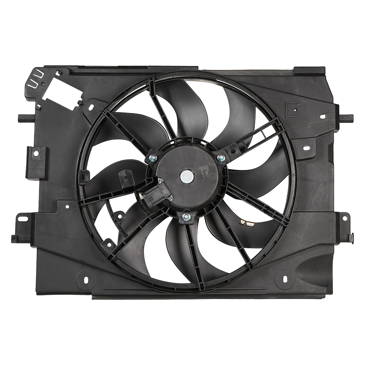 Электровентилятор охлаждения для автомобилей Лада Vesta (15-)/Renault Logan II (12-) (с кожухом) A/C+