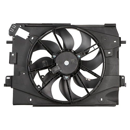 Электровентилятор охлаждения для автомобилей Лада Vesta (15-)/Renault Logan II (12-) (с кожухом) A/C+