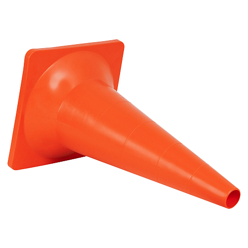 Конус дорожный 520мм, без световозвр.полос с утяжелителем, оранжевый