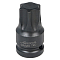 Головка ударная торцевая 1/2"DR внешний TORX T90, L=45мм